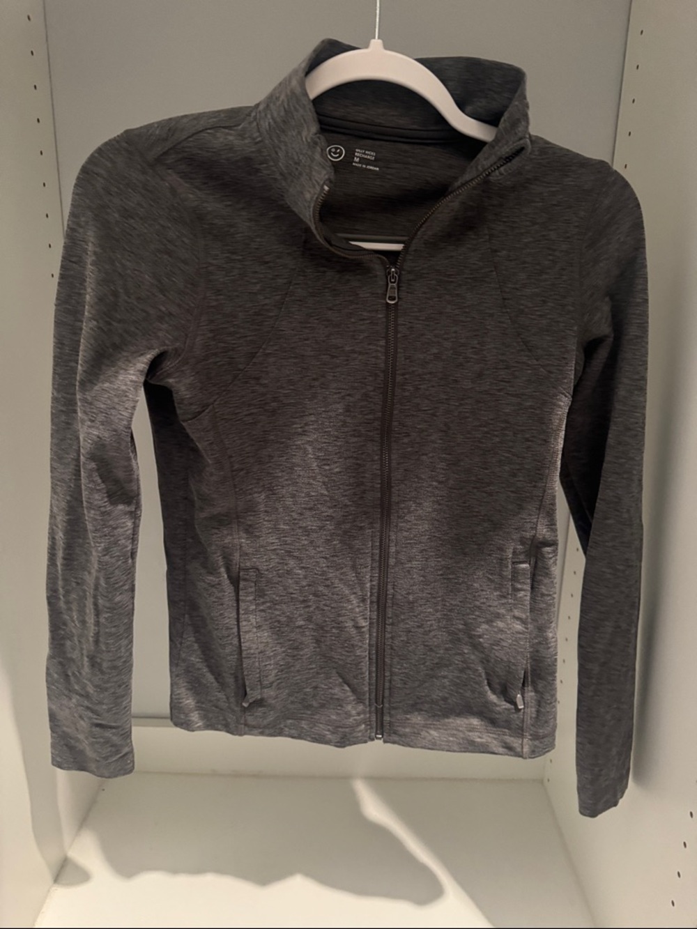 Gilly Hicks Gray Full-Zip Utility Jacket